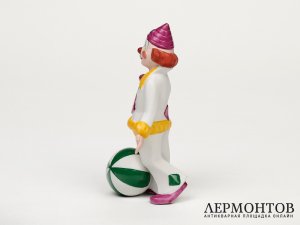 Статуэтка «Клоун с мячом». Фарфор, Hutschenreuther, Германия, 1985 год