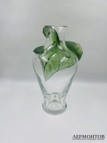 Ваза «Tanega». Хрусталь, Lalique, автор М.-К. Лалик, Франция, 1994 год
