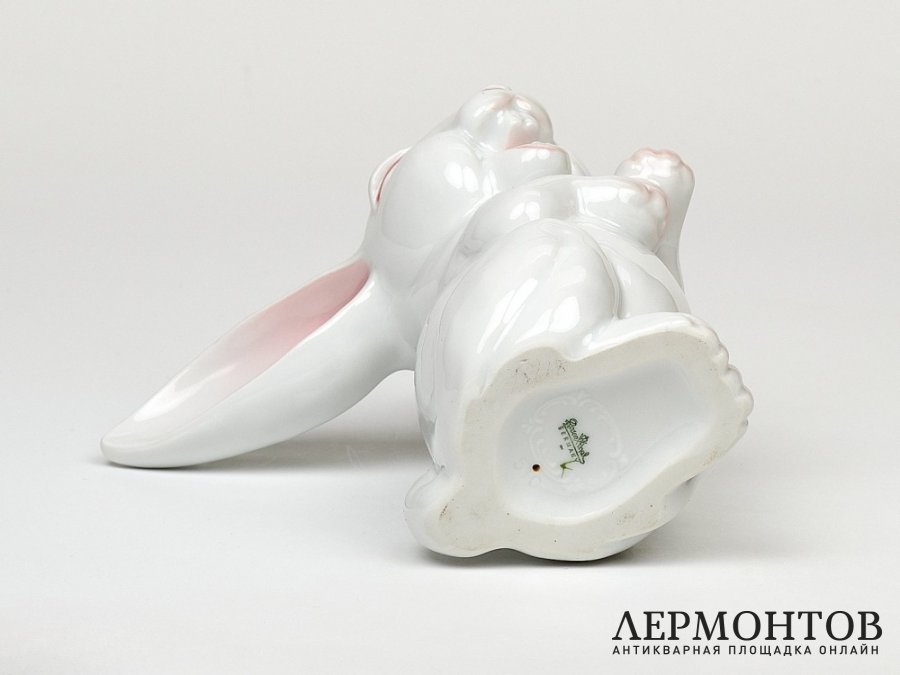 Статуэтка «Заяц». Фарфор, Rosenthal, Германия, 1960 год
