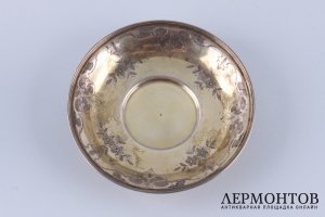 Чайная пара. Жолпин Николай. Серебро 84 пробы. Россия, Санкт-Петербург, 1856 год.