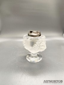 Зажигалка «Лев». Хрусталь, Lalique, Франция, 20 век