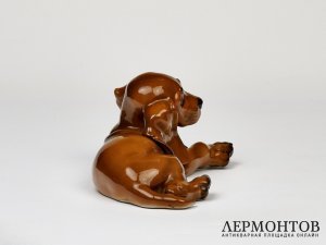 Статуэтка «Такса». Фарфор, Rosenthal, Германия, 1974 год
