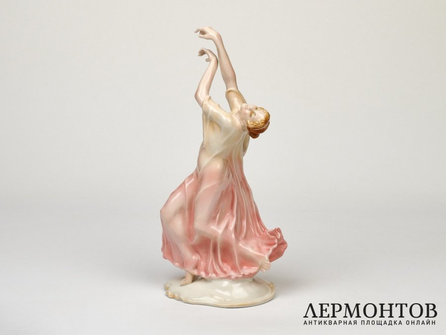 Статуэтка «Танцовщица». Фарфор, Karl Ens, Германия, 1919–1940 годы