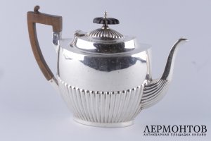 Чайник. Walker and Hall. Серебро 925 пробы. Шеффилд, Англия, начало XX в.