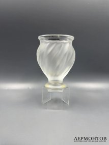 Ваза «Rosine» с двумя голубями. Хрусталь, Lalique, Франция