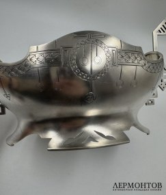 Ваза-фруктовница в стиле модерн. Серебро 84 пробы, 13-я артель, Россия, 1908–1917 годы
