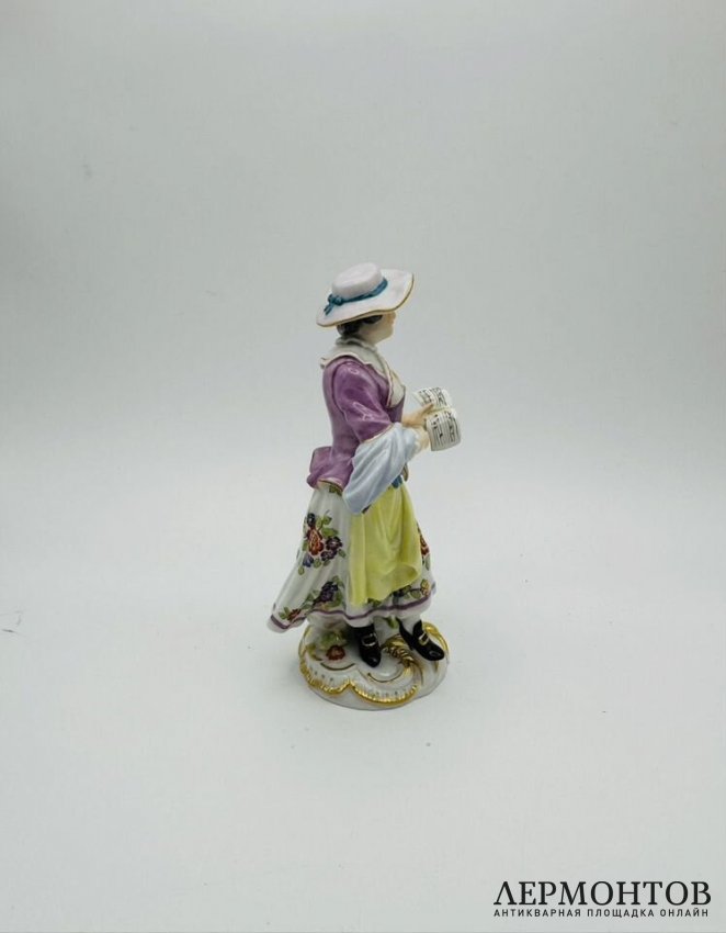 Статуэтка «Певица». Фарфор, роспись, Meissen, Германия, 1-я половина 20 века