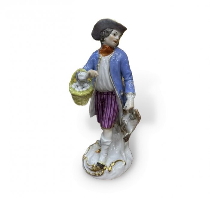 Статуэтка «Торговец дичью», серия «Парижские крикуны». Фарфор, Meissen, 20 в.