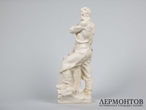 Статуэтка «Кузнец». Керамика, Bechyně, Чехословакия, 1922–1942 годы