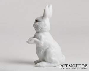 Статуэтка «Стоящий кролик». Бисквитный фарфор, Rosenthal, Германия