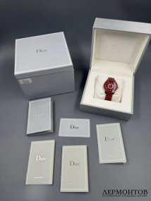 Наручные часы «Les Montres» с бриллиантами. Керамика, Dior
