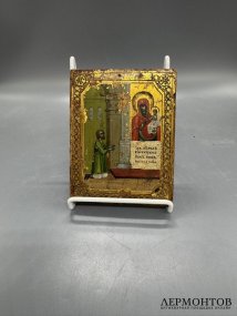 Икона «Нечаянная радость». Дерево, темпера, золото, Россия, 19 век
