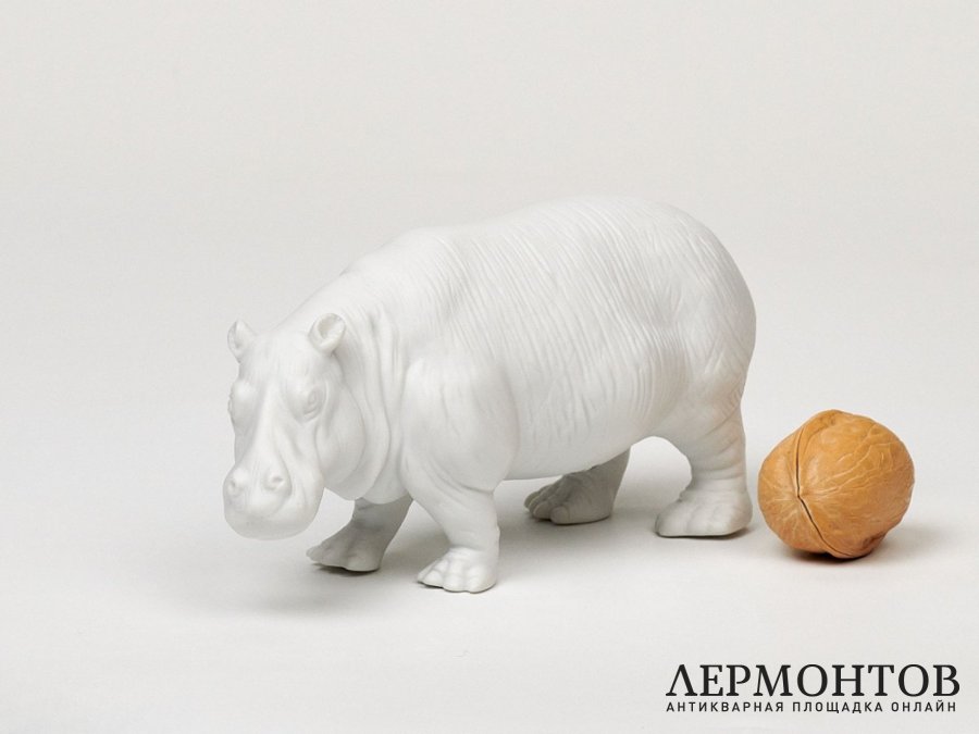 Статуэтка «Бегемот». Фарфор, Rosenthal, Германия, конец XX века