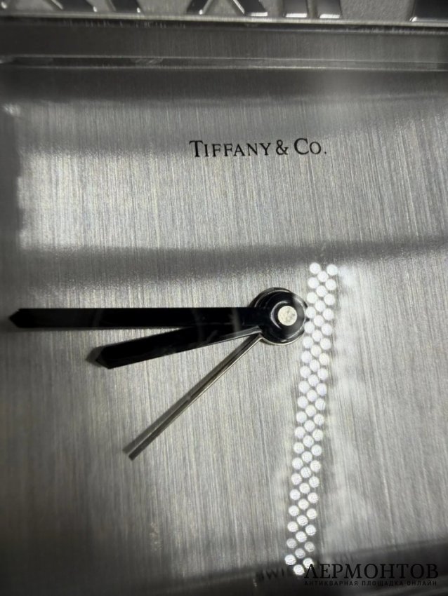 Настольные часы-будильник «Atlas». Латунь, Tiffany & Co., Швейцария