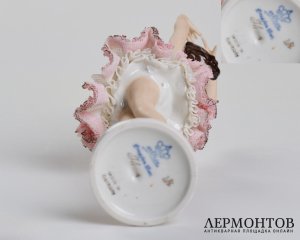 Статуэтка «Балерина». Кружевной фарфор, Alka, Германия, 1949–1956 годы