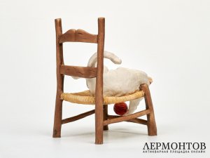 Статуэтка «Котёнок с клубком». Фарфор, Capodimonte, Италия, 1980-е годы