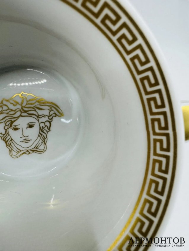 Чайная пара «Arabesque Gold». Фарфор, золото, Rosenthal и Versace, Германия