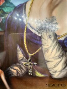 Пласт «Вильгельмина Бегас». Фарфор, роспись, художник K. J. Begas, Германия, 2-я половина 19 века