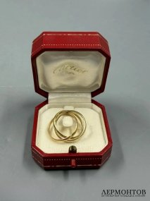 Кольцо «Trinity», размер 17. Золото 750 пробы, Cartier