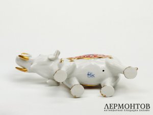 Статуэтка «Цирковой слон». Фарфор, Kämmer, Германия, 1953–1972 годы