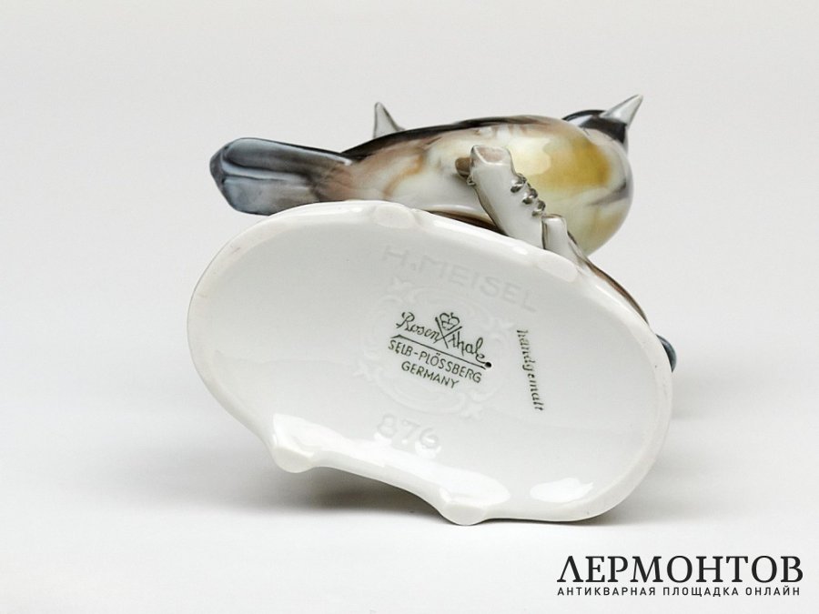 Статуэтка «Синицы». Фарфор, Rosenthal, Германия, 1953 год