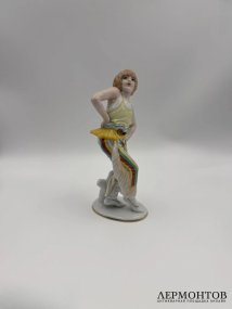 Статуэтка «Юмореска» (танцовщица Ло Хессе). Фарфор, роспись, Rosenthal, Германия, 1922 год