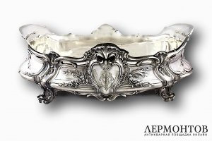 Ваза для фруктов из серебра 950 пробы. Франция, 1900е годы.