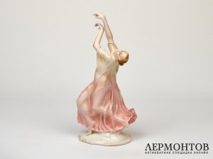 Статуэтка «Танцовщица». Фарфор, Karl Ens, Германия, 1919–1940 годы