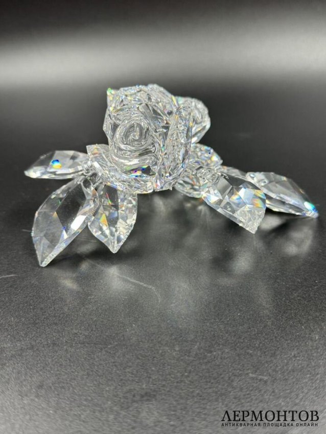 Статуэтка «Роза». Хрусталь, Swarovski
