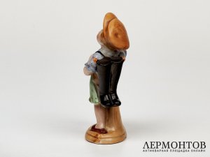 Статуэтка «Путешественник», серия Bertram. Фарфор, Wagner & Apel, Германия, 1930–1940 годы