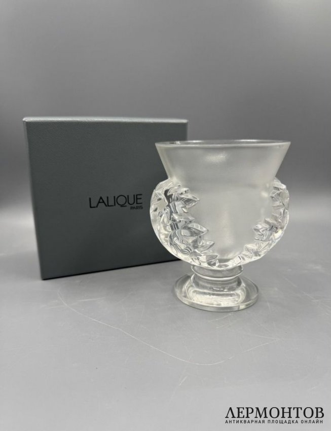 Ваза «Saint Cloud». Хрусталь, Lalique, Франция, 20 век