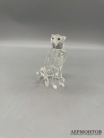Статуэтка «Гепард». Хрусталь, Swarovski, Австрия, 2000-е годы