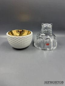 Шкатулка «Zoo. Bear», ограниченный выпуск. Хрусталь, фарфор, золото, Baccarat, дизайнер Jaime Hayon, Франция