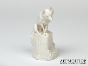 Статуэтка «Лиса». Фарфор, Nymphenburg, Германия, 1976–1996 годы