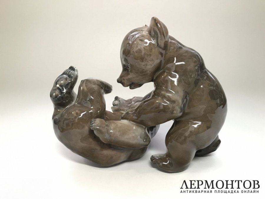 Статуэтка «Медведи». Фарфор, Rosenthal, Германия, 1960 год