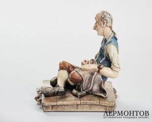 Статуэтка «Портной». Керамика, Naturecraft England, Англия