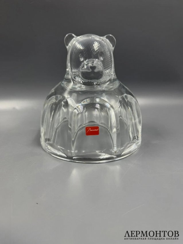 Шкатулка «Zoo. Bear», ограниченный выпуск. Хрусталь, фарфор, золото, Baccarat, дизайнер Jaime Hayon, Франция