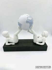 Статуэтка «Братство». Фарфор, роспись, Lladro, Испания, современная работа