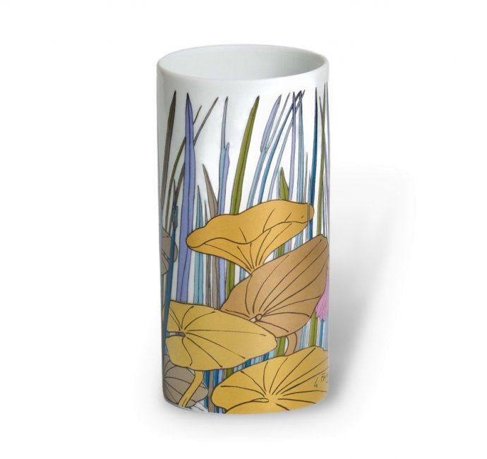 Ваза «Кувшинки». Фарфор, Rosenthal, Германия, 1989 год