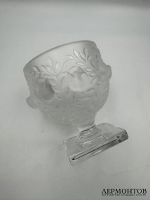 Ваза «Elisabeth» с птичками. Хрусталь, Lalique, Франция