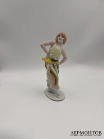 Статуэтка «Юмореска» (танцовщица Ло Хессе). Фарфор, роспись, Rosenthal, Германия, 1922 год