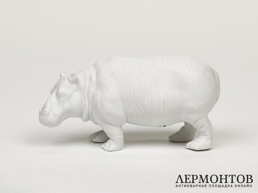 Статуэтка «Бегемот». Фарфор, Rosenthal, Германия, конец XX века