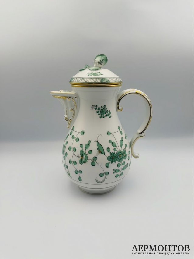 Кофейник «Индийская живопись». Фарфор, роспись, Meissen, Германия, 2-я половина 20 века