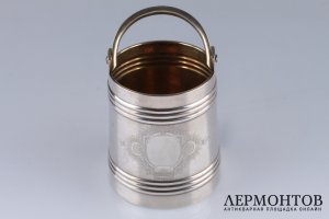 Ведро для льда и для шампанского. Россия, Москва, 1893 г. Серебро 84 пробы.
