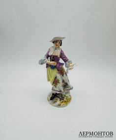 Статуэтка «Певица». Фарфор, роспись, Meissen, Германия, 1-я половина 20 века