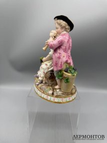 Статуэтка «Аллегория осени». Фарфор, роспись, Meissen, Германия, 2-я половина 19 века