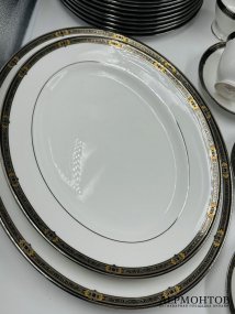 Чайный и столовый сервиз «Vintage Jewel» на 47 предметов. Фарфор, Lenox, США, 20 век