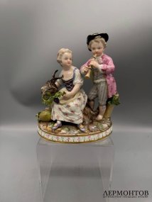 Статуэтка «Аллегория осени». Фарфор, роспись, Meissen, Германия, 2-я половина 19 века