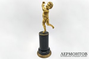 Скульптура Путто. Бронза, литье. Франция, 1-я половина XIX в.
