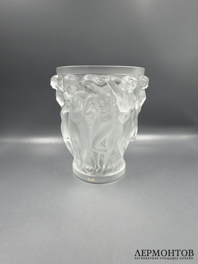Ваза «Вакханки», выпуск 1000 экземпляров. Хрусталь, Lalique, Франция